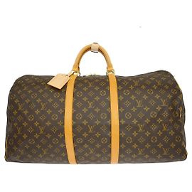 Louis Vuitton Keepall Bag Monogram Canvas 60 Brown