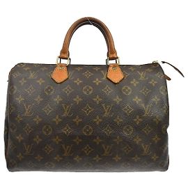 Bolsa Louis Vuitton Speedy Monogram Canvas 35 Marrom