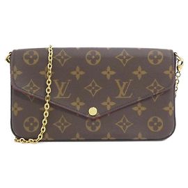 Louis Vuitton Monogram Pochette Felicie M61276 Borsa a Spalla Marrone