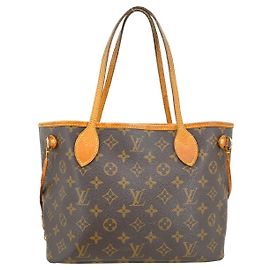 Louis Vuitton Neverfull Bandouliere Inside Out Monogram Canvas with Leather PM Brown