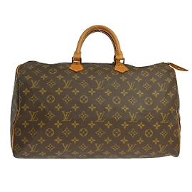 Bolsa Louis Vuitton Speedy Monogram Canvas 40 Marrom