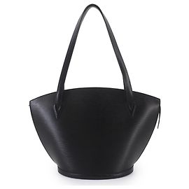 Louis Vuitton Epi Saint Jacques Tote Handbag Black