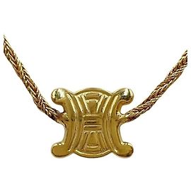 Céline Collier CELINE Macadam Gold Metal Doré