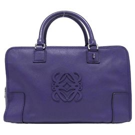 Bolsa Amazona da Loewe em couro roxo Roxo