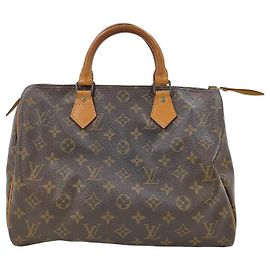 Bolsa Louis Vuitton Speedy Monogram Canvas 30 Marrom