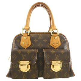Bolsa Louis Vuitton Monogram Manhattan PM Marrom Monograma