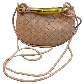 Bottega Veneta Mini Sardine Lederhandtasche Rosa Pink Golden