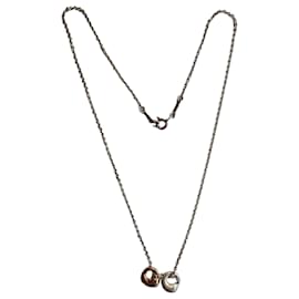 Collana Tiffany & Co. Elsa Peretti Eternal Circle - Argento e Oro Silver hardware Gold hardware