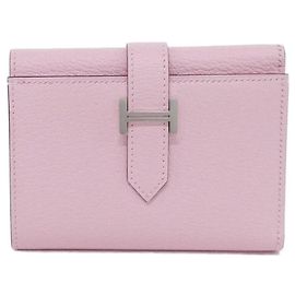 Hermès Hermes Bearn Combination Wallet Pink