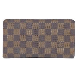 Cartera Zip Damier Louis Vuitton Damier ebene