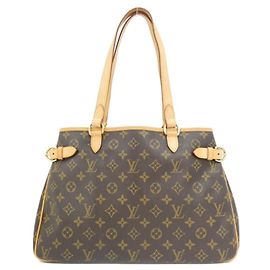 Louis Vuitton Monogram Batignolles Horizontal Handtasche Braun