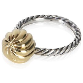 Anello Sculpted Ball in oro giallo e argento sterling David Yurman Altro