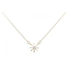 Autre Marque Collier en diamant Au750 Doré