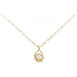 Autre Marque Collana con diamanti Au750 D'oro