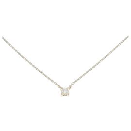 Autre Marque Collar de oro rosa Au750 y diamantes Rosa