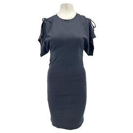 Vestido de algodón negro Isabel Marant Etoile Negro