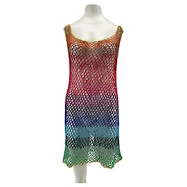 Autre Marque Vestido de playa multicolor Multicolor