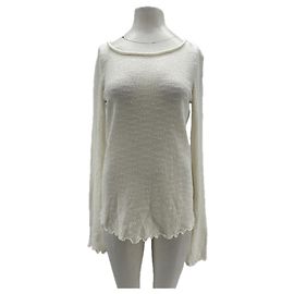 Autre Marque T-shirt branco de manga comprida Branco