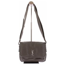 Saint Laurent Borsa a tracolla "Niki Small" kaki Cachi