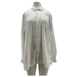 Autre Marque Camicia in lino bianca Officine Generale M Bianco