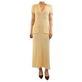 Proenza Schouler Robe en maille jaune beurre - taille S Jaune
