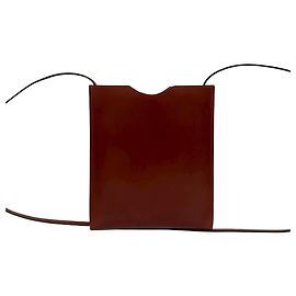 Hermès Mini bolso de hombro de cuero Omenitou Hermes rojo Roja