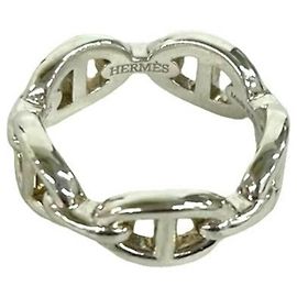Hermès Hermes Enchainée Ring Silber