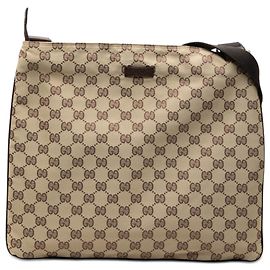 Gucci Beige GG Canvas Crossbody Beige