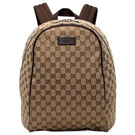 Gucci Beige GG Canvas Backpack Beige