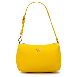 Pochette Prada en Vitello Daino amarillo Amarillo