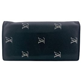 Louis Vuitton M83190 Portefeuille Brazza NM Blazon Bi-fold Wallet Black