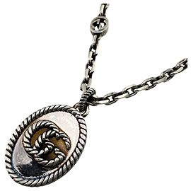 Collar de cadena GUCCI GG Marmont Interlocking G Plata