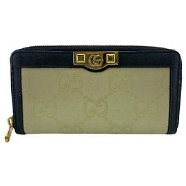 Cartera larga Gucci Beige GG Supreme Beige