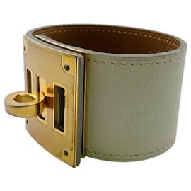 Hermès Hermes Kelly Dog Bangle Cream