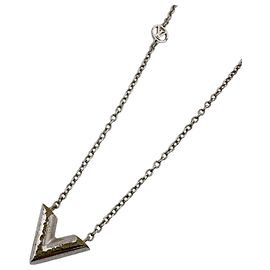Colar de corrente Essential V Louis Vuitton Prata