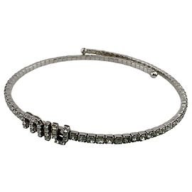 Collar Miu Miu de cristal plateado Plata
