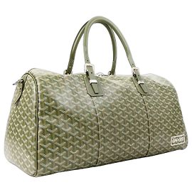Goyard Boston 50 Edição Limitada Verde Monograma