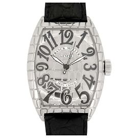 RELOJ FRANCK MULLER SC IRON CROCO 9880 43MM ACERO AUTOMÁTICO Plata