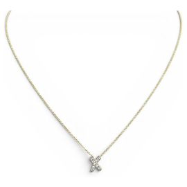 Tiffany & Co COLLANA TIFFANY PALOMA'S GRAFFITI X PLATINE DIAMANT ORO 18K 2.3 GR D'oro