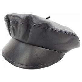 Berretto in agnello Christian Dior Nero