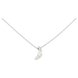 Autre Marque Colar de Diamante Pt900/Pt850 Prata