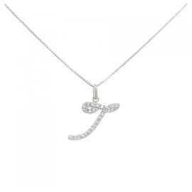 Autre Marque Platinum Diamond Necklace Silvery