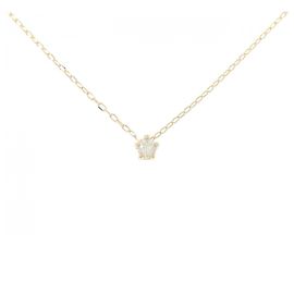 Autre Marque Collier en diamant Au750 Doré