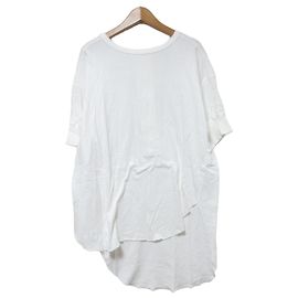 Autre Marque Top de manga larga de algodón Americana Blanco