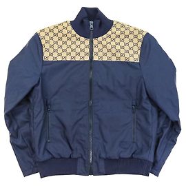 Giacca Gucci GG Canvas Nylon Blu Altro