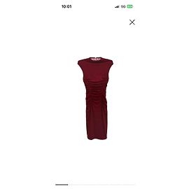 Robe Guess en maille bordeaux avec drapé Bordeaux