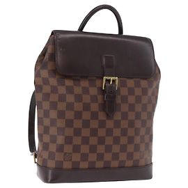 LOUIS VUITTON Rucksack Damier Ebene Soho N51132 LV Auth ep14717 Damier ebene