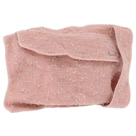 CHANEL Shoulder Bag Tweed Pink Silver CC Auth ar13942A Silvery Pink