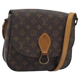 LOUIS VUITTON Monogram Saint Cloud GM Schultertasche M51242 LV Auth ki6674 Monogramm