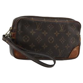 LOUIS VUITTON Monogram Marly Dragonne PM Clutch M51827 LV Auth bs35536 Monogramma